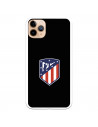 Cover per iPhone 11 Pro Max del Atleti Stemma Sfondo Nero - Licenza Ufficiale Atlético de Madrid