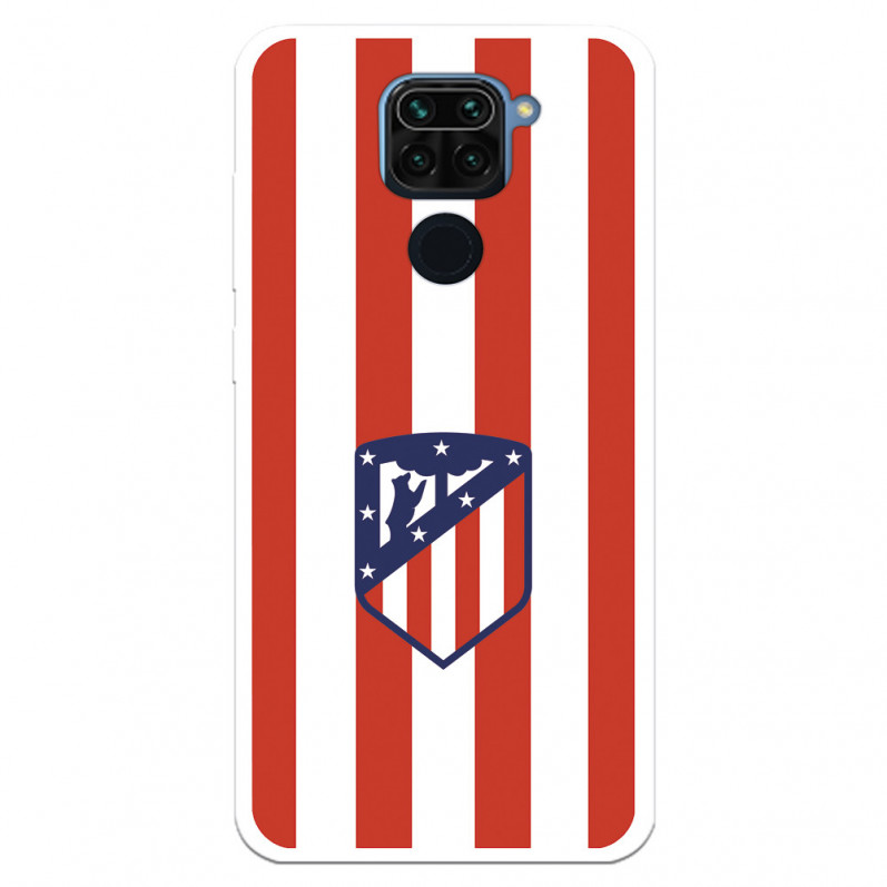 Cover per Xiaomi Redmi Note 9 del Atleti Stemma Biancorosso - Licenza Ufficiale Atlético de Madrid