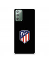 Cover per Samsung Galaxy Note 20 del Atleti Stemma Sfondo Nero - Licenza Ufficiale Atlético de Madrid