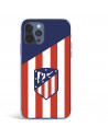 Cover per iPhone 12 del Atleti Stemma Sfondo Atletico - Licenza Ufficiale Atlético de Madrid