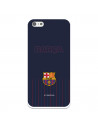 Cover per iPhone 5 del Barcelona Barsa Sfondo Blu - Licenza Ufficiale FC Barcelona