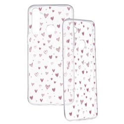 Funda Dibujo Corazones para Realme 6i