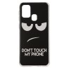 Funda Dibujo Don't Touch My Phone para Samsung Galaxy M31