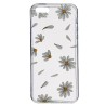 Funda Dibujo Margaritas Blanca para iPhone SE 2016