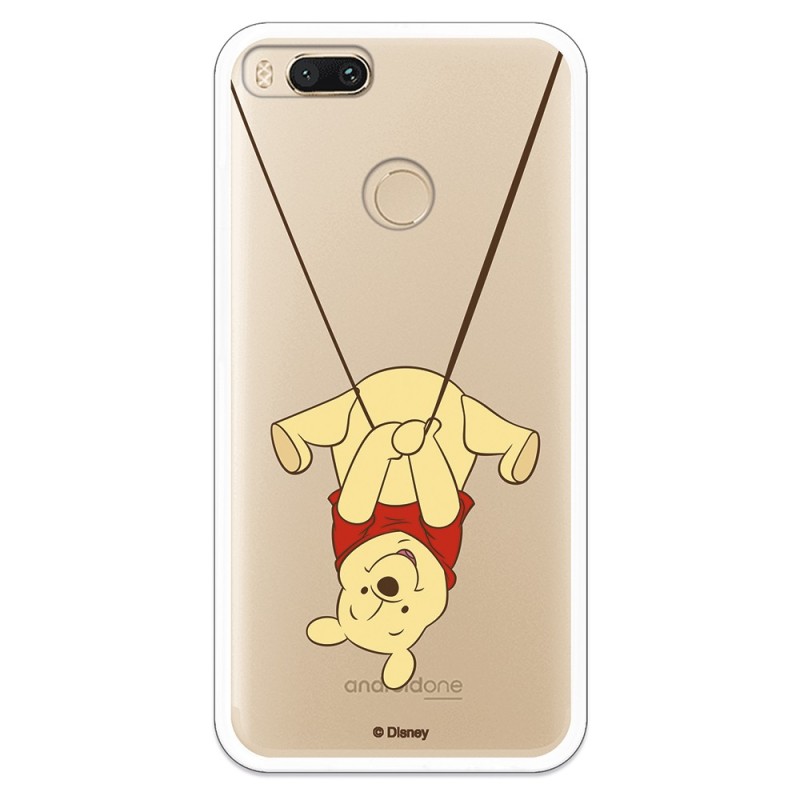 Funda para Xiaomi Mi A1 Oficial de Disney Winnie Columpio - Winnie The Pooh