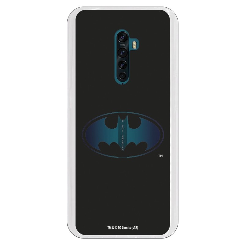 Funda para Oppo Reno2 Oficial de DC Comics Batman Logo Transparente - DC Comics