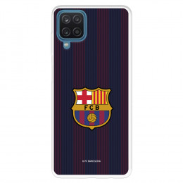 Funda para Samsung Galaxy A22 4G del Barcelona Rayas Blaugrana - Licencia Oficial FC Barcelona
