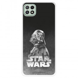 Funda para Samsung Galaxy A22 5G Oficial de Star Wars Darth Vader Fondo negro - Star Wars