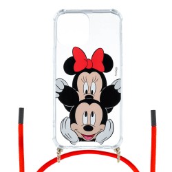 Funda Mickey y Minnie Asomado - Clásicos Disney para iPhone 13 Pro Max