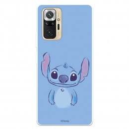 Funda para Xiaomi Redmi Note 10 Pro Oficial de Disney Stitch Azul - Lilo & Stitch