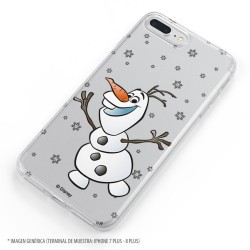 Funda para Xiaomi Mi Note 10 Oficial de Disney Olaf Transparente - Frozen