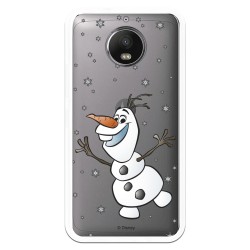 Funda para Motorola Moto G5s Plus Oficial de Disney Olaf Transparente - Frozen