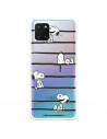 Cover per Samsung Galaxy A81 Ufficiale di Peanuts Snoopy strisce - Snoopy