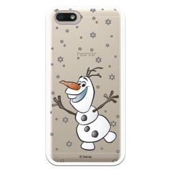 Funda para Honor 7S Oficial de Disney Olaf Transparente - Frozen